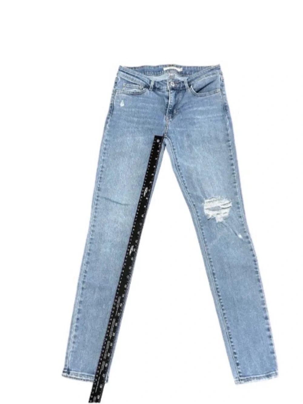 Levi’s 711 Skinny Jeans Women’s 26 Low Rise Classic Denim Preppy City USA